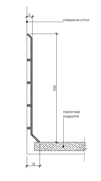 НАКЛАДНОЙ АЛЮМИНИЕВЫЙ ВЫСОТОЙ 100 ММ Р-3-100A